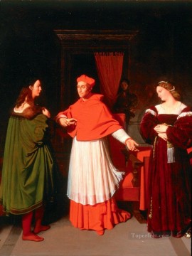  classic Painting - The betrothal of Raphael Neoclassical Jean Auguste Dominique Ingres